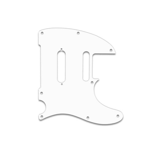 Telecaster Modern Player Plus - Solid Shiny White .090" / 2.29mm thick, with bevelled edge
