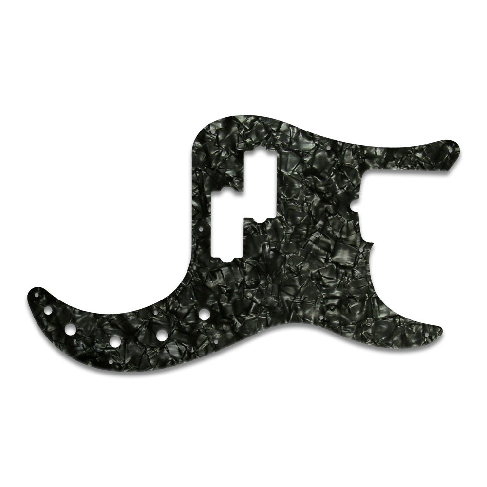 American Deluxe P Bass - Black Pearl/White/Black 3 Ply
