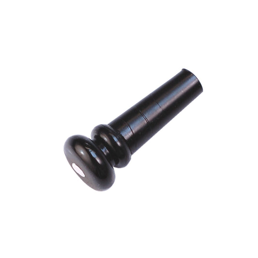 Black Plastic Endpin With Dot