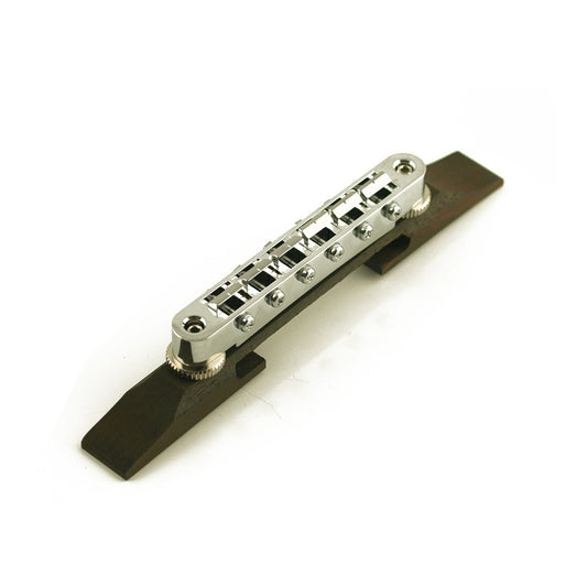 Gotoh Tune-o-matic bridge with ebony archtop base