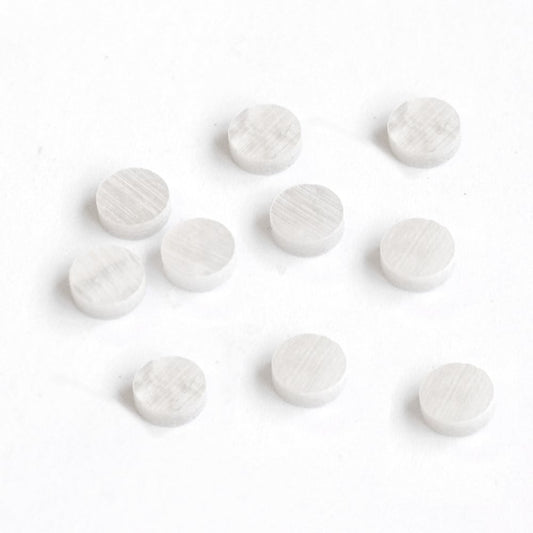 White Pearloid Fretboard Inlays 6mm (Bag of 10)