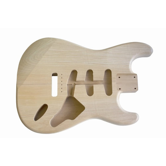 2 Piece Alder Unfinished and Unsanded Stratocaster Replacement Body