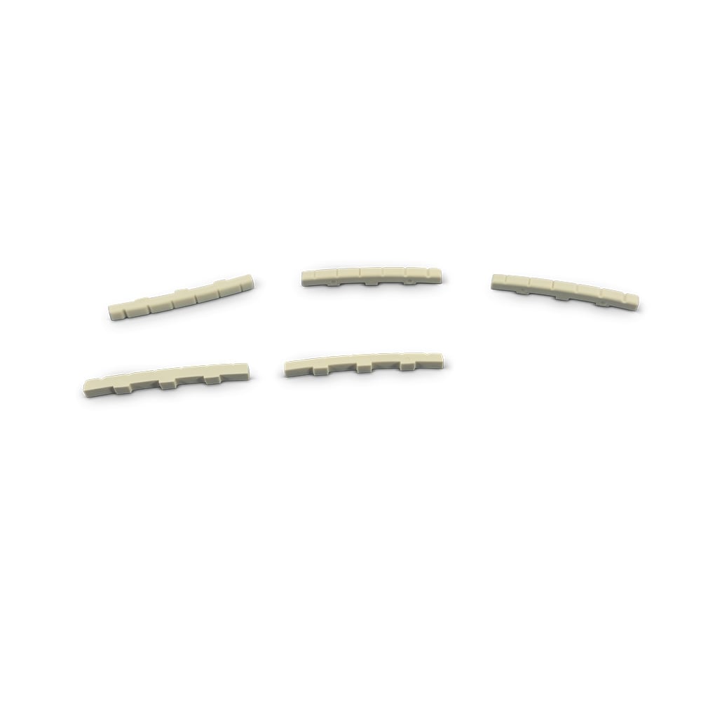 Guitar Nut for Fender, Off-White Finish, Suitable For Both Flat and Curved Nut Slots