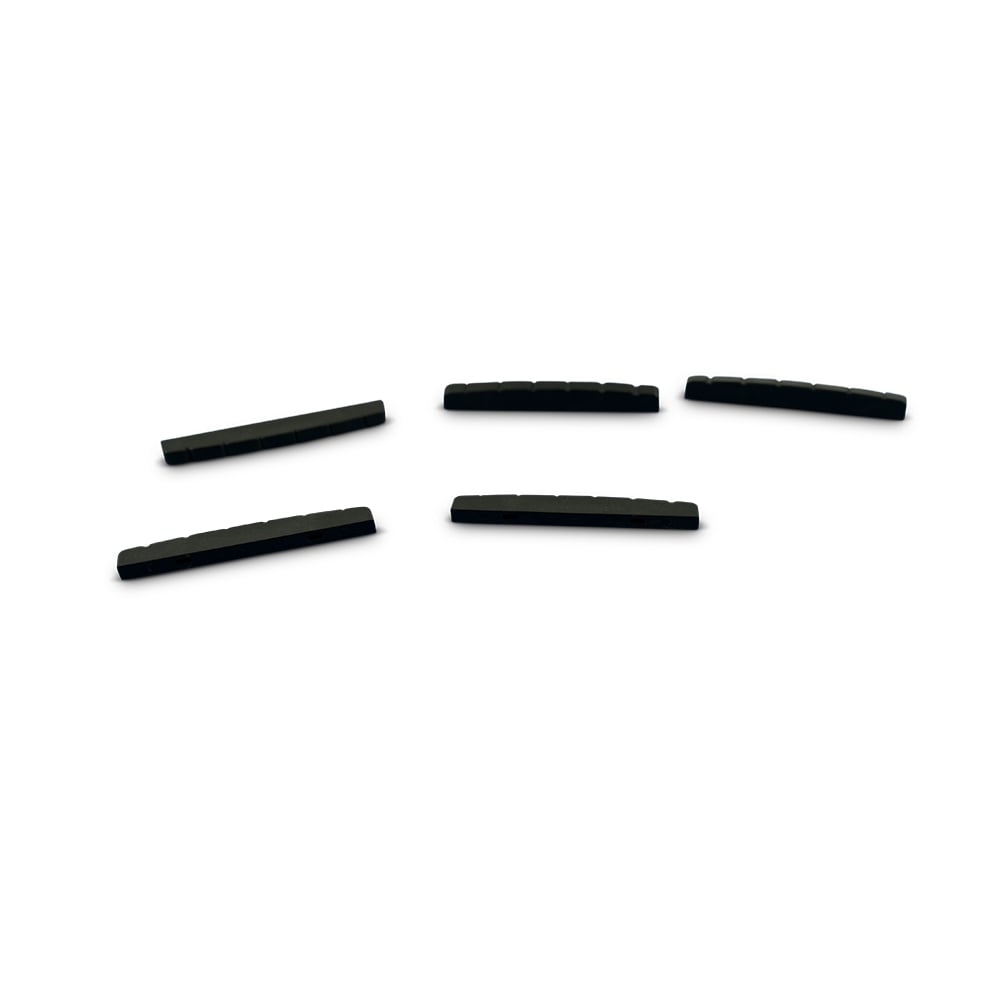 Guitar Nut for Fender, Black Finish, Suitable For Flat Bottom Nut Slots