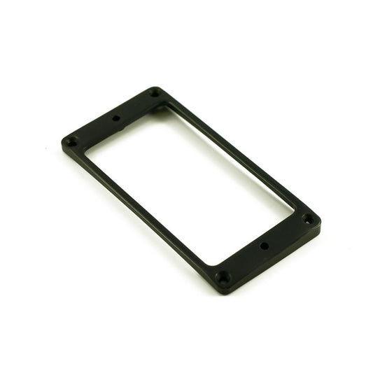 Humbucker Mounting Ring Low Black Arched (Metal)