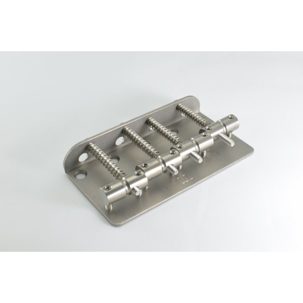 Vintage Style Bass Bridge Set - Titanium saddles and titanium bridge plate