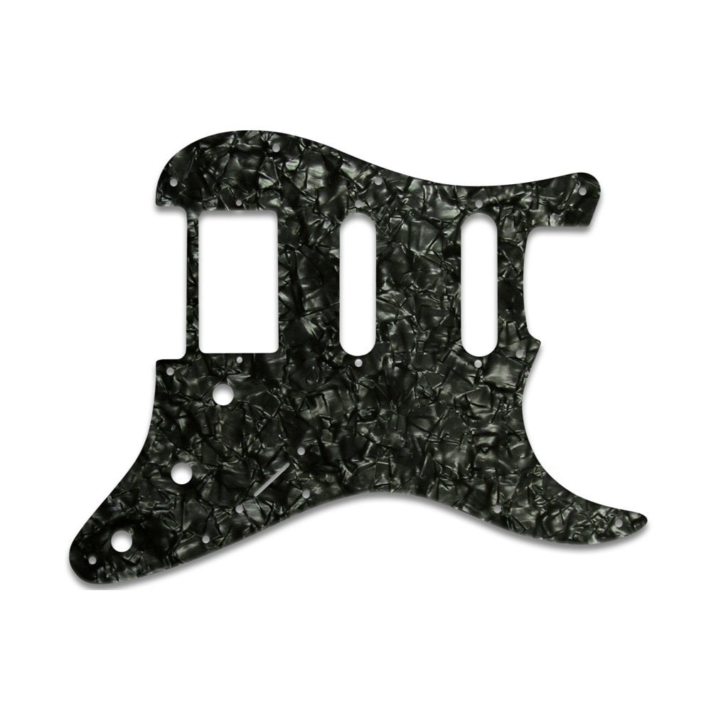 Strat Humbucker Single Single - Black Pearl/White/Black 3 Ply