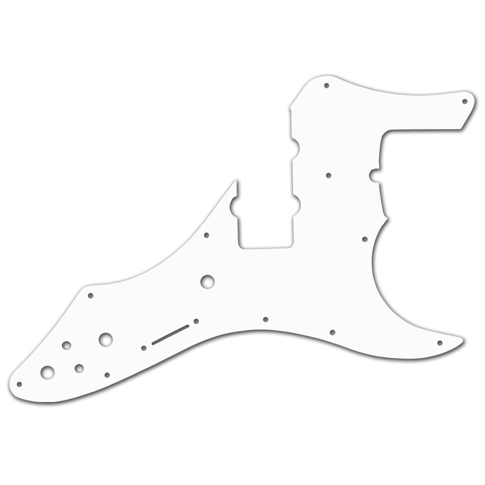 Roscoe Beck Iv (4 String) Bass - Thin Shiny White .060" / 1.52mm Thickness, No Bevelled Edge