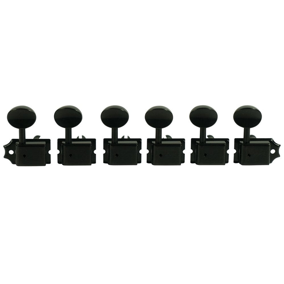 Kluson Traditional 6 In-line Tuners Oval Plastic Button - Foto 3