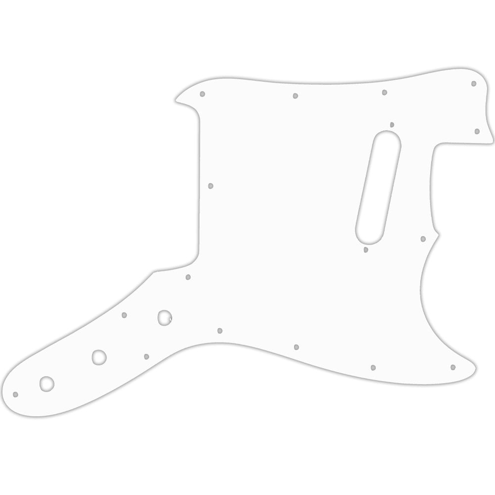 Musicmaster (for 1976 - 1981 model) -  Solid Shiny White .090" / 2.29mm thick, with bevelled edge