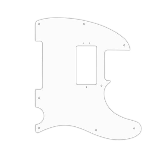 American Performer Telecaster -  Solid Shiny White .090" / 2.29mm thick, with bevelled edge