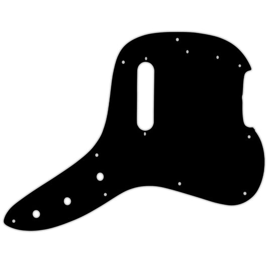 1978 Musicmaster Bass -  Black Cream Black