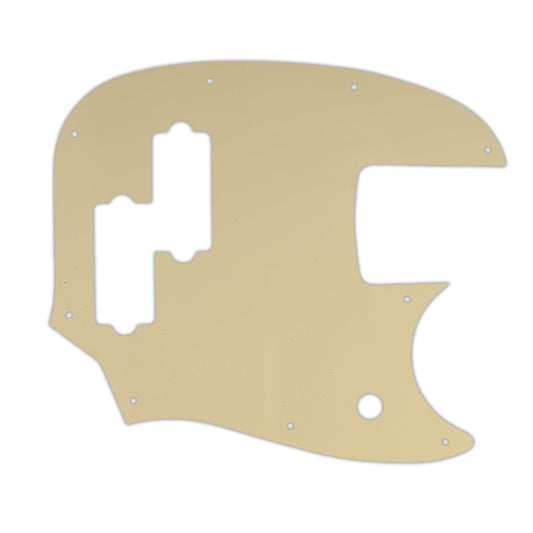 Short Scale Mustang Bass PJ -  Cream Black Cream