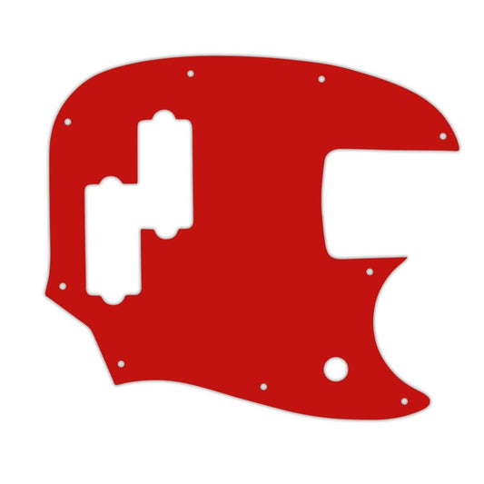 Short Scale Mustang Bass PJ -  Red Black Red