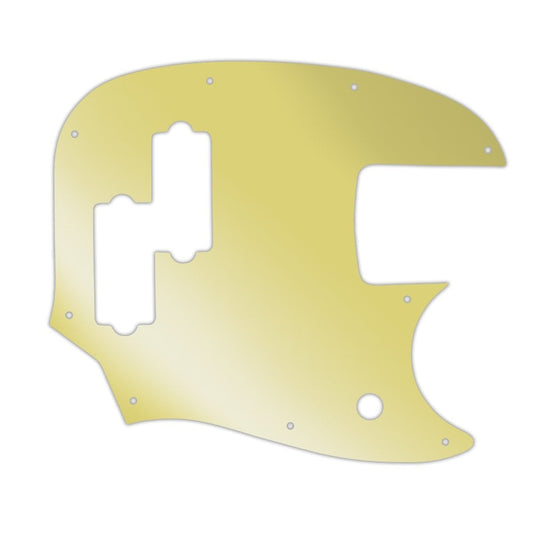 Short Scale Mustang Bass PJ -  Gold Mirror