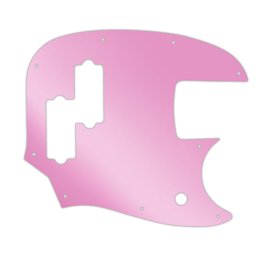 Short Scale Mustang Bass PJ -  Pink Mirror