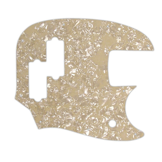 Short Scale Mustang Bass PJ -  Cream Pearl C/B/C Lamination