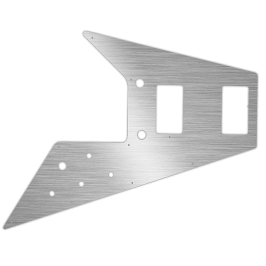 Gibson Flying V '1989 to Present' '67 Reissue Model  - Brushed Silver (Simulated)