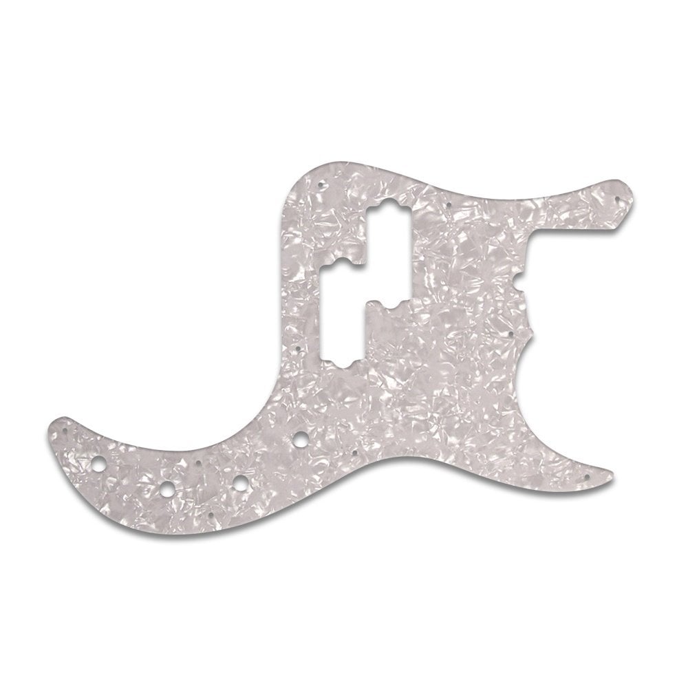 American Deluxe P Bass - White Pearl White/Black/White 3 ply Lamination
