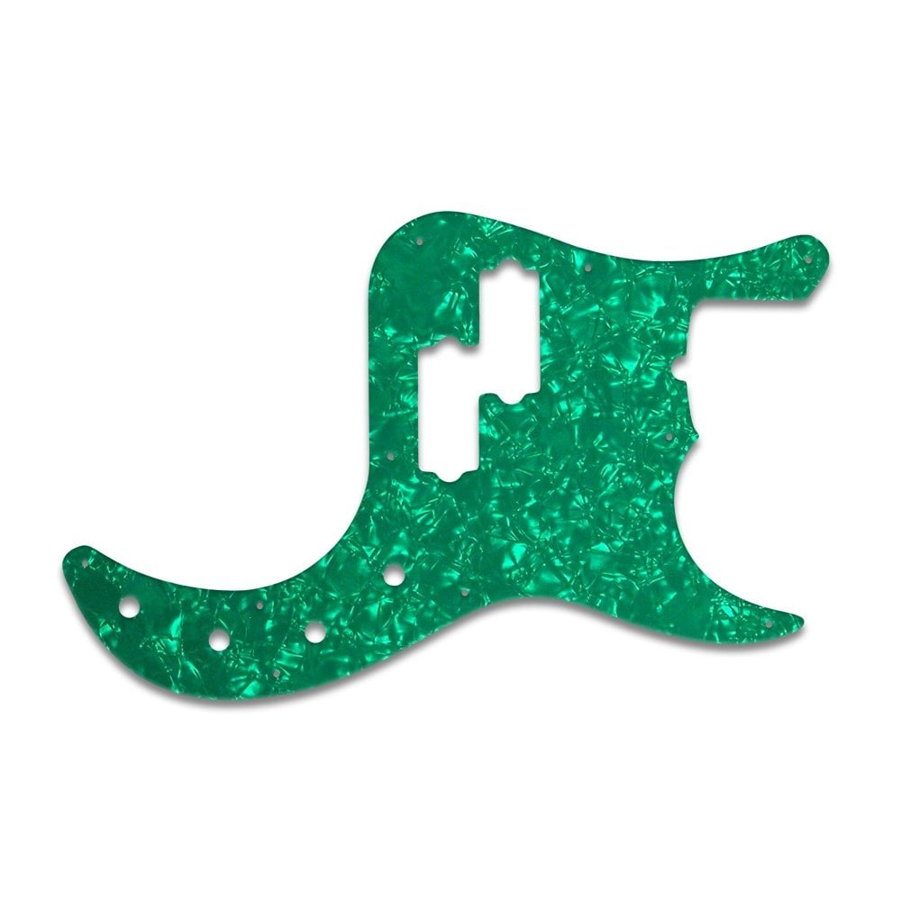 American Deluxe P Bass - Green Pearl White/Black/White 3 ply Lamination