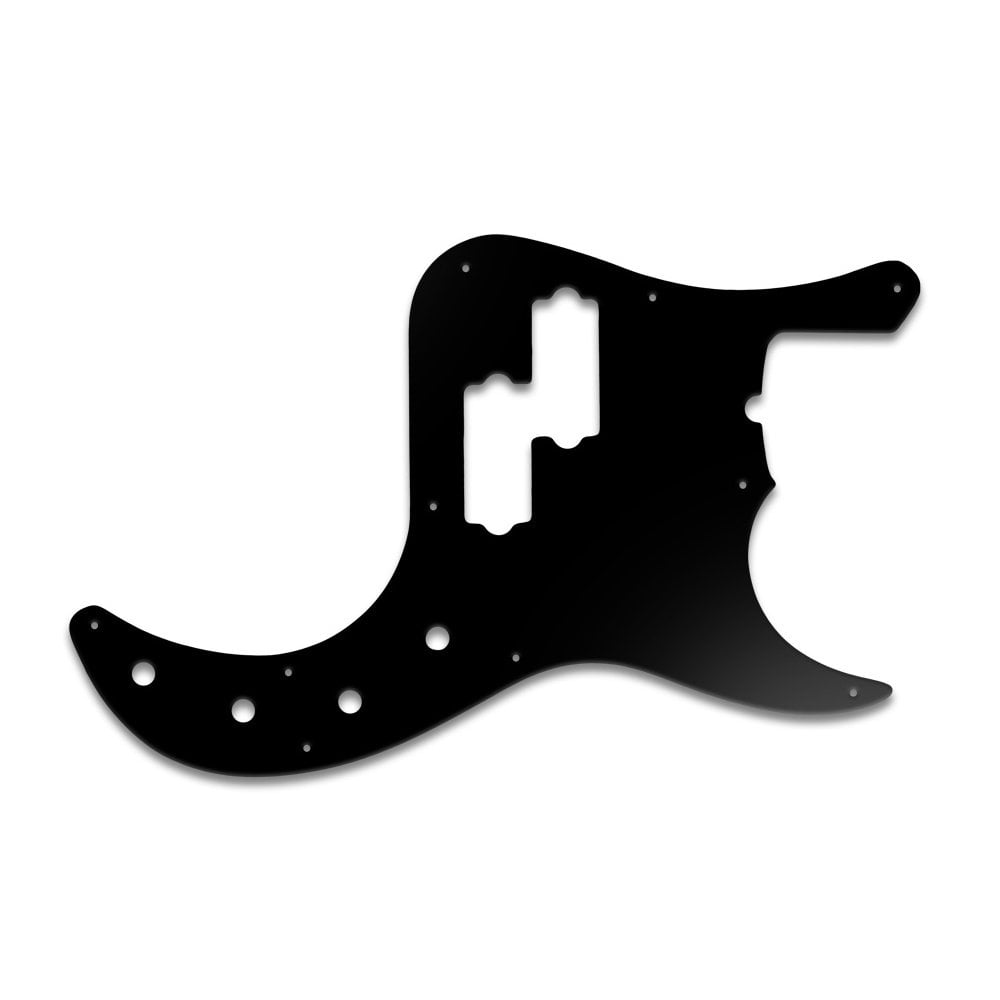 American Deluxe P Bass - Matte Black .090" / 2.29mm thick, with bevelled edge.