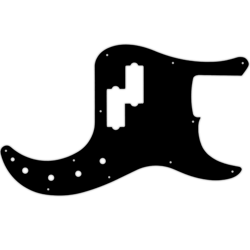 Fender 4 String American Elite 4 String Precison Bass - Black White Black