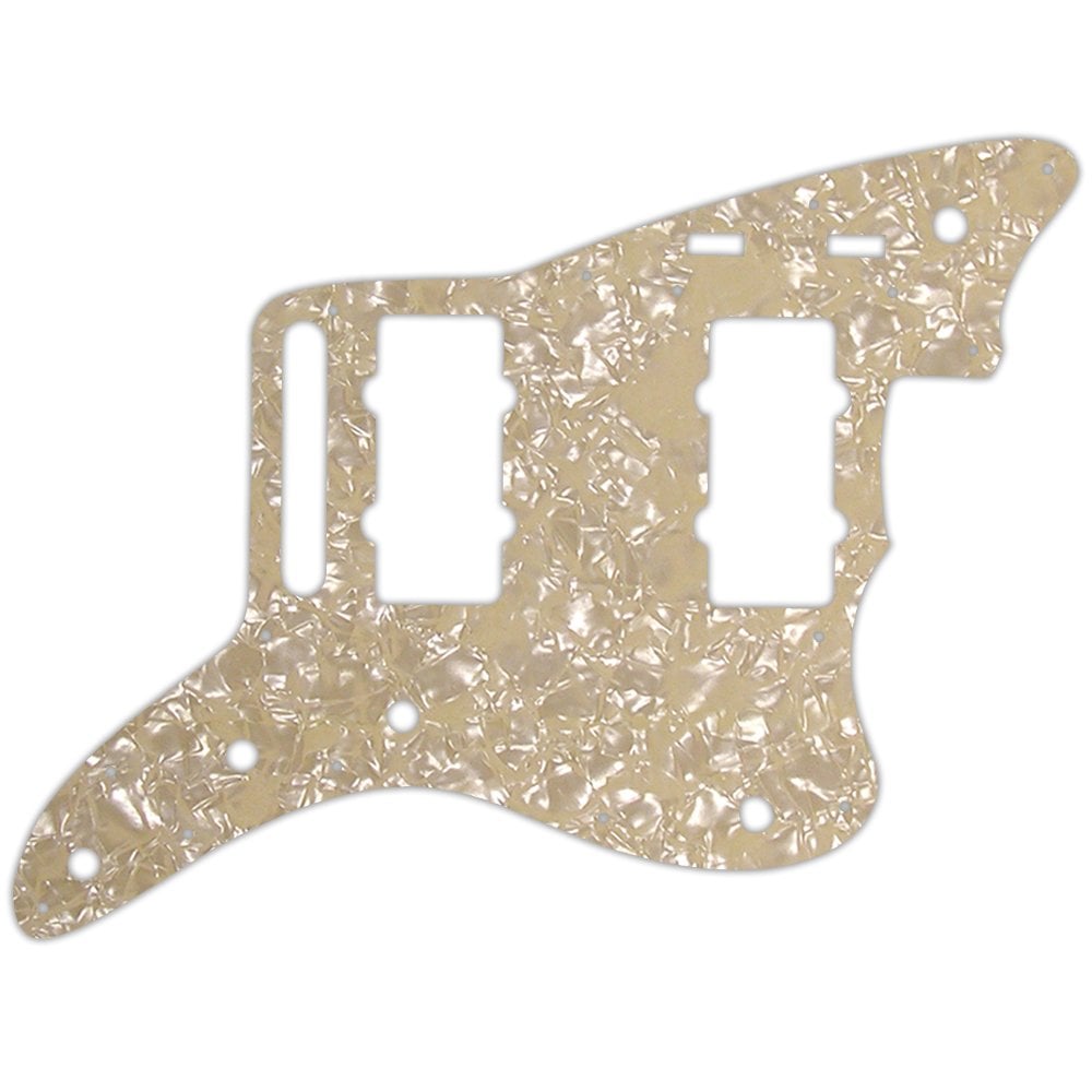Jazzmaster 2014-2019 Made In Mexico Troy Van Leeuwen  - Cream Pearl C/B/C Lamination