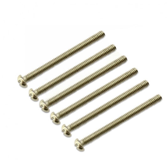 Humbucker Pickup Height Screw Slot Head Nickel (Bag of 6)