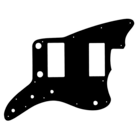 Jazzmaster 2013-2014 Made In China Modern Player HH  - Matte Black .090" / 2.29mm thick, with bevelled edge.