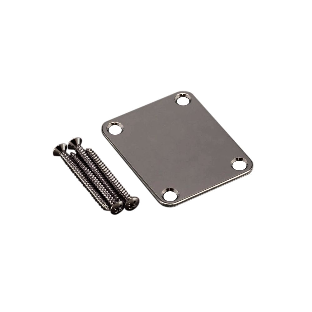 Fender Replacement 4 Hole Neck Plate with Neck Screws