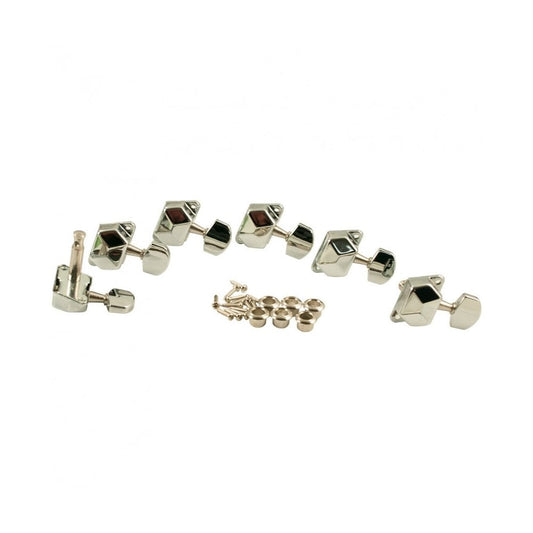 Steel String Tuners 6 Inline Individual Chrome