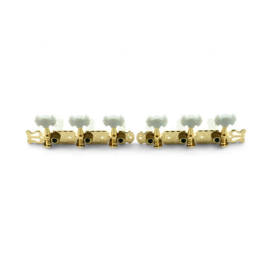 Classical Tuners Gold with Pearl Buttons