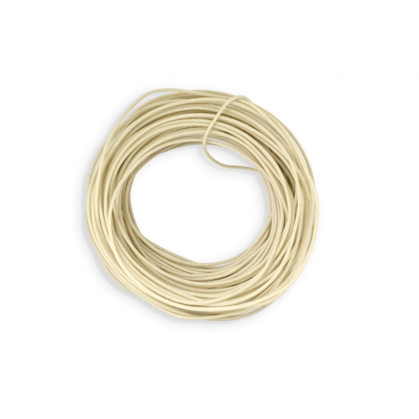 Vintage 22 Gauge Cloth-Covered Wire, Off-White - Bulk 50 Ft Length