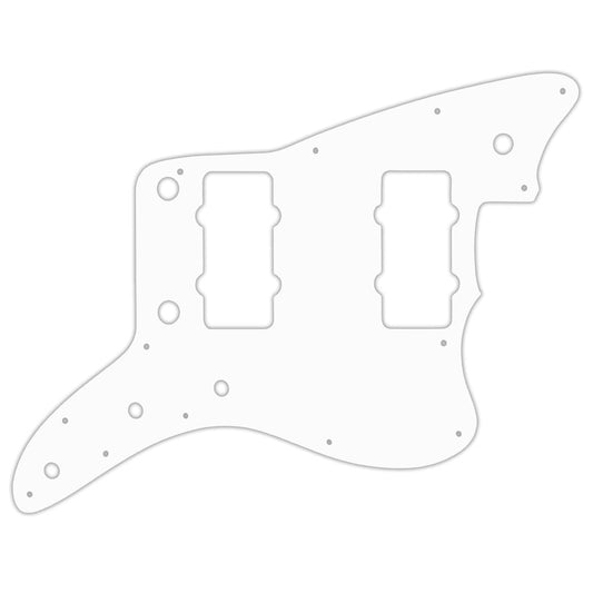 Jazzmaster American Professional  - Solid Shiny White .090" / 2.29mm thick, with bevelled edge