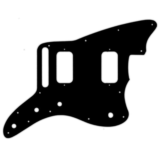 Jazzmaster HH  - Matte Black .090" / 2.29mm thick, with bevelled edge.