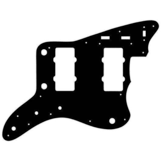 Jazzmaster Made In Japan 1966-1968 Reissue - Thin Shiny Black .060" / 1.52mm Thickness, No Bevelled Edge