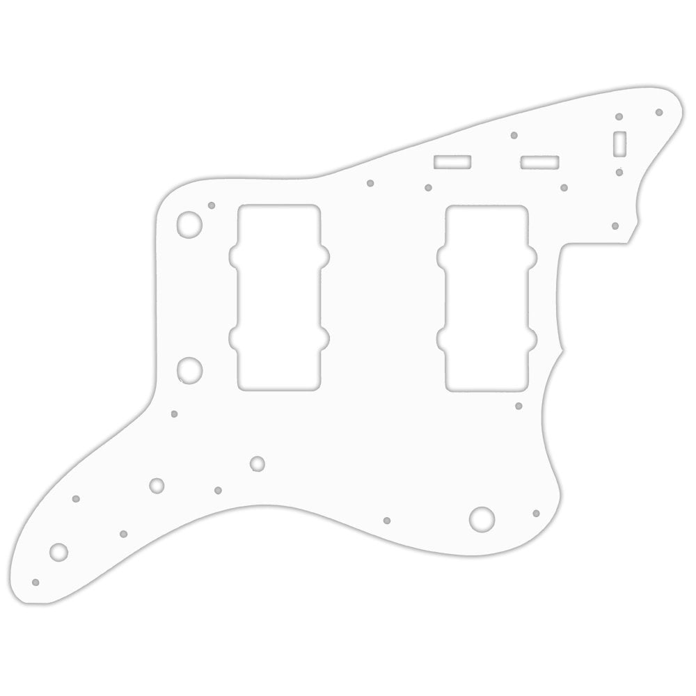 Jazzmaster Made In Japan 1966-1968 Reissue - Thin Shiny White .060" / 1.52mm Thickness, No Bevelled Edge