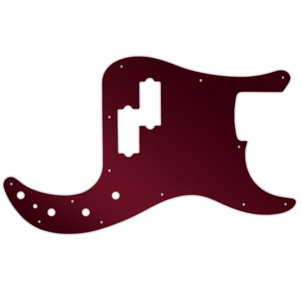 Made In Mexico Deluxe Active Special and Player Plus Active Precision Bass - Red Mirror