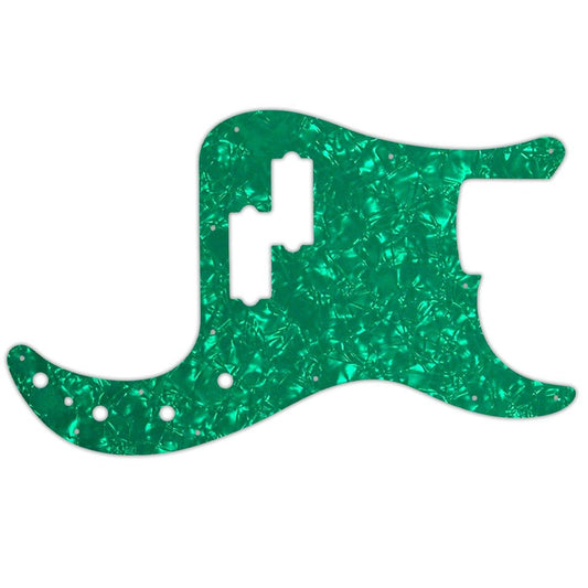 Made In Mexico Deluxe Active Special and Player Plus Active Precision Bass - Green Pearl W/B/W Lamination