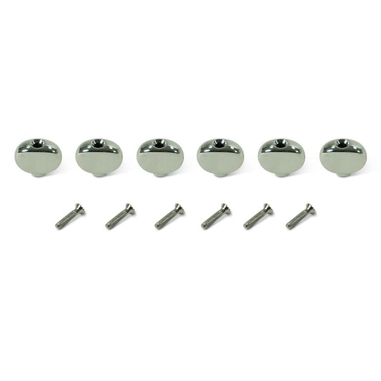 Revolution Button Small Oval Set of 6