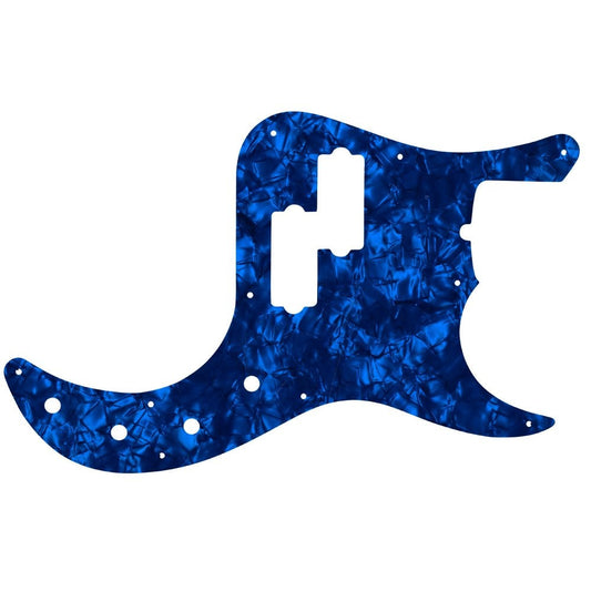 American Deluxe P Bass - Dark Blue Pearl Black/White/Black 4 ply Lamination