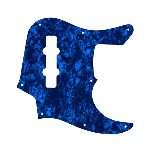 Jazz Bass Longhorn (22 Fret) - Dark Blue Pearl Black/White/Black Lamination