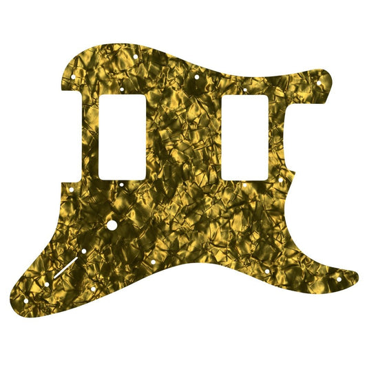 Jim Root Strat - Gold Pearl Black/White/Black 4 ply Lamination