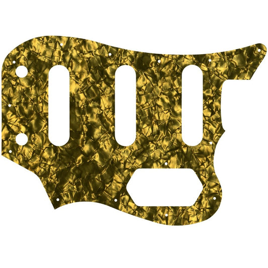 Squier By Fender Vintage Modified Bass Vi - Gold Pearl Black/White/Black Lamination