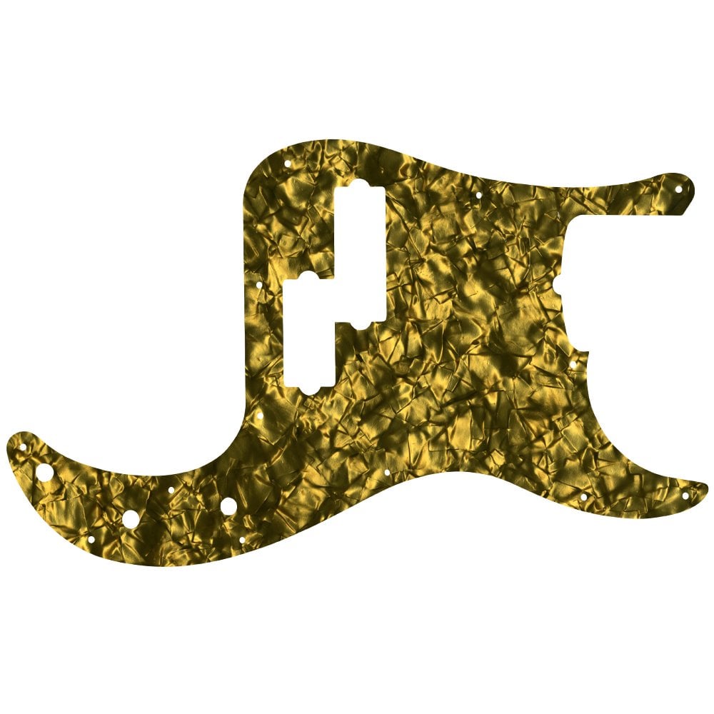 Fender 5 String American Professional Precison Bass - Gold Pearl Black/White/Black Lamination