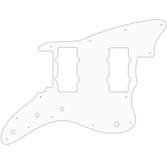 Jazzmaster American Performer - Thin Shiny White .060" / 1.52mm Thickness, No bevelled Edge