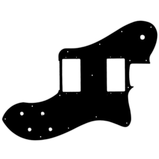 2004-Present Made In Mexico '72 Telecaster Deluxe - Solid Shiny Black .090" / 2.29mm thick, with bevelled edge