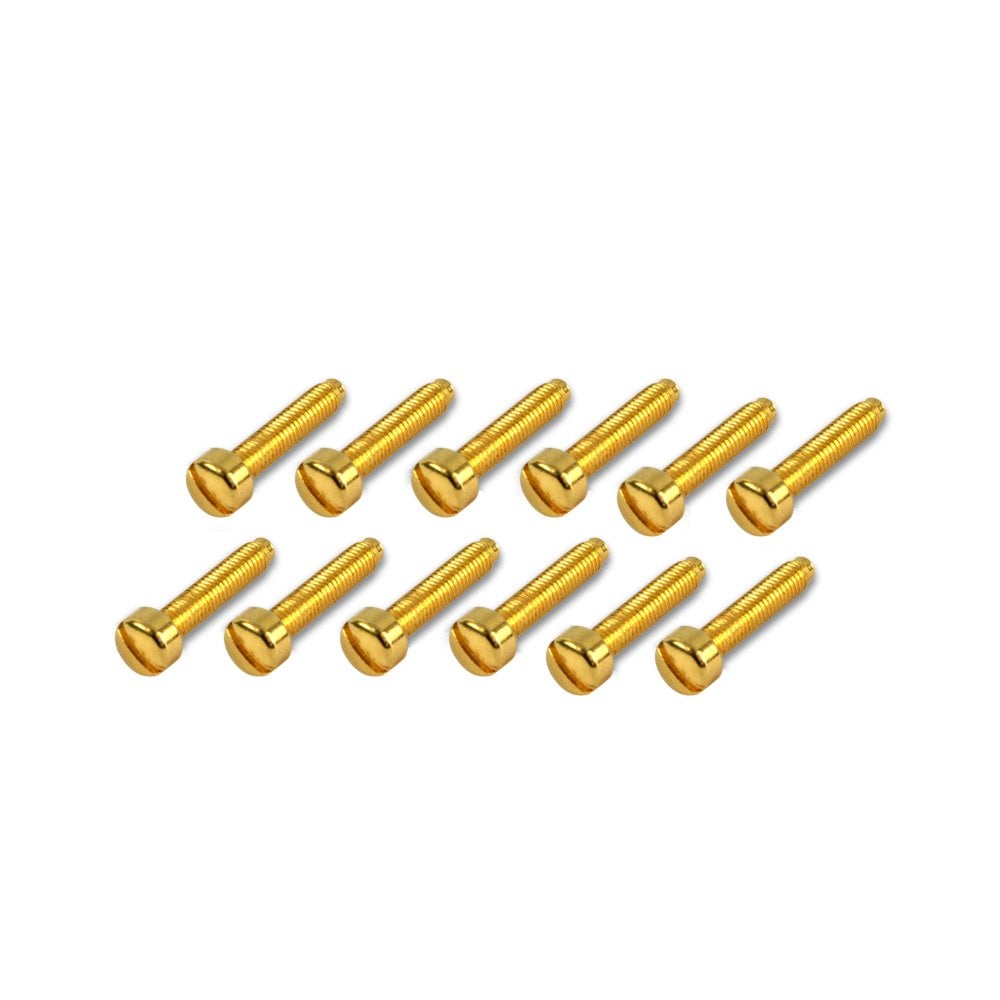 Humbucker Pole Piece Screw Gold (Bag of 12)