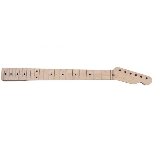 Telecaster Replacement Vintage Maple Neck Unfinished, 21 Frets, 9 1/2" Radius