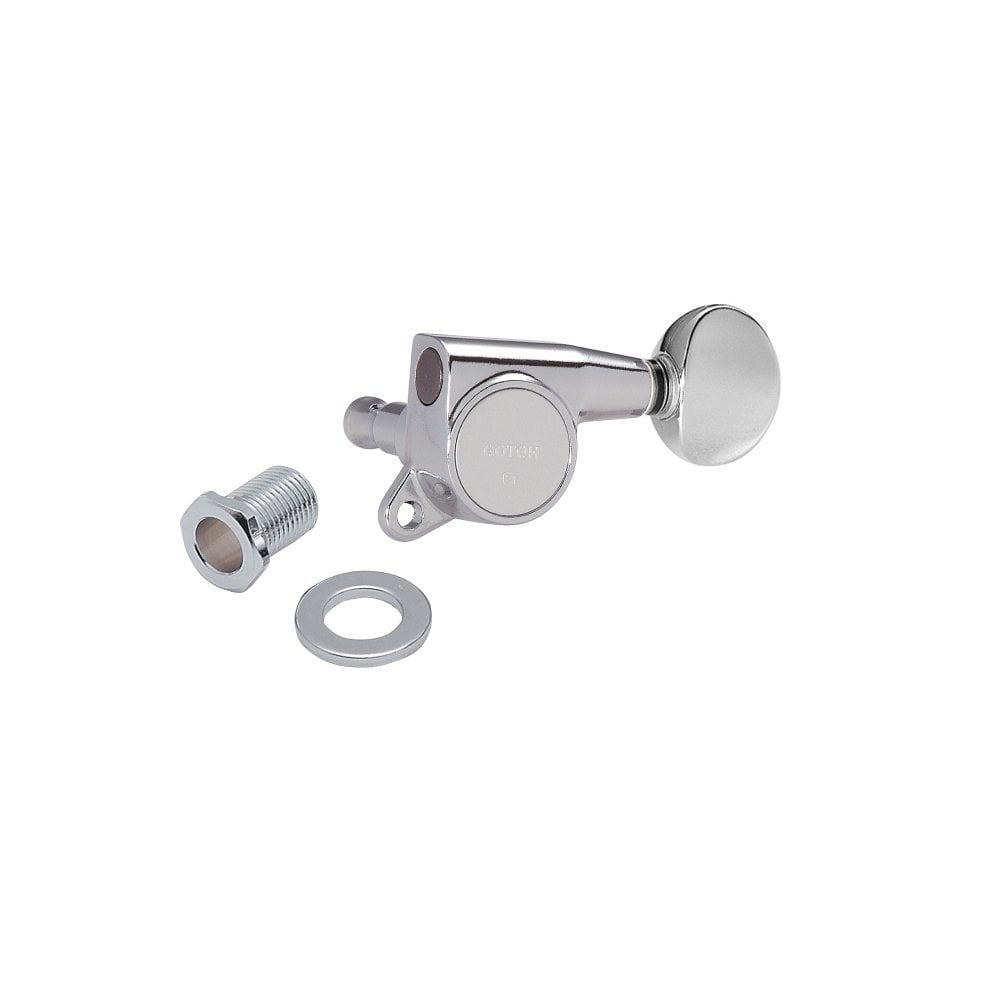 SG381 Series 6 In Line with Rounded Mini Buttons 16:1 Gear Ratio Tuning Machines